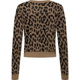 Toasted Coconut - Pullover - Melange/Black - Ronde Hals - Lange Mouwen - Regular Fit