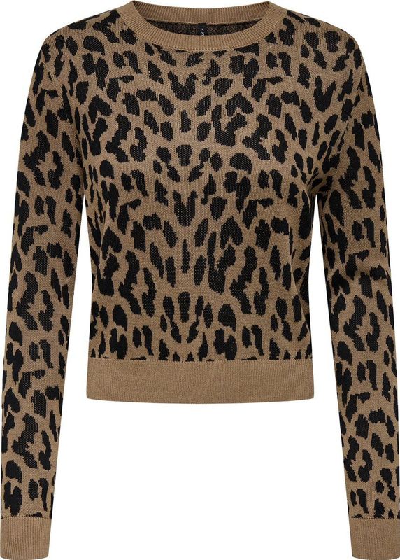 Toasted Coconut - Pullover - Melange/Black - Ronde Hals - Lange Mouwen - Regular Fit