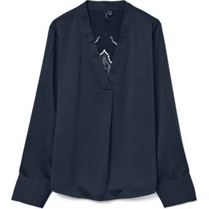VERO MODA Blouse 'VMELENOR'  navy