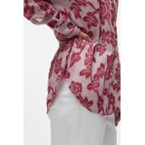 Vero Moda Blouse Vmfrankie Ls Shirt Wvn 10329446 Karanda Red/white Stripes Dames Maat - M