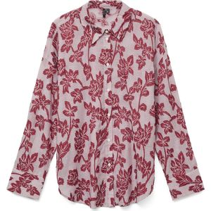 Vero Moda Blouse Vmfrankie Ls Shirt Wvn 10329446 Karanda Red/white Stripes Dames Maat - M
