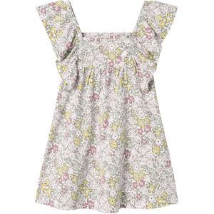 Name It - NmfHaile - Jurk - Bright White/Lemon Meringue - Modaal