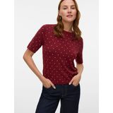 Vmsaba - Gebreide Pullover - Regular Fit - O-hals - Korte Mouwen