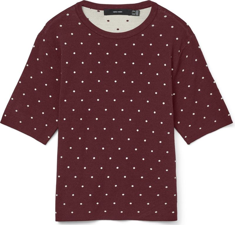 Vmsaba - Gebreide Pullover - Regular Fit - O-hals - Korte Mouwen