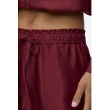 Vero Moda - Vmtoma Hw Straight Pants - Broek - Syrah