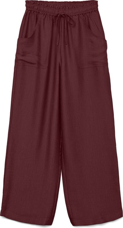 Vero Moda - Vmtoma Hw Straight Pants - Broek - Syrah