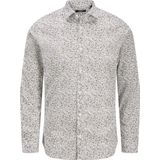 Jack & Jones - JPRBLABLACKPOOL STRETCH AOP LS SHIRT - Overhemd - Wit - Slim Fit