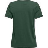 Only - Onlkita Life Top - T-shirt - Pineneedle/Gold Glitt - 100% Katoen