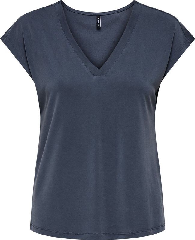 Only - Onlfree Life - T-shirt - Ombre Blue - Dames