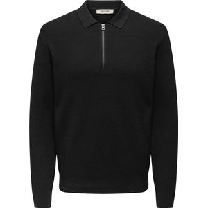 Onsphil - Gebreide Polo - Lange Mouwen - Regular Fit