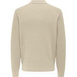 Onsphil - Gebreide Polohals - Poloshirt - Lange Mouwen - Regular Fit