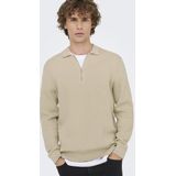 Onsphil - Gebreide Polohals - Poloshirt - Lange Mouwen - Regular Fit