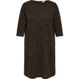 ONLY CARMAKOMA - CARMARTHA - Gebreide Jurk - 3/4 Mouwen - Regular Fit