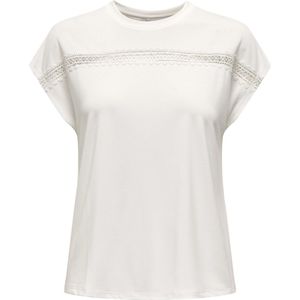 ONLY - Top - Off-White - Modal en Polyester