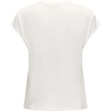ONLY - Top - Off-White - Modal en Polyester