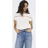 ONLY - Top - Off-White - Modal en Polyester