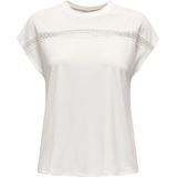 ONLY - Top - Off-White - Modal en Polyester