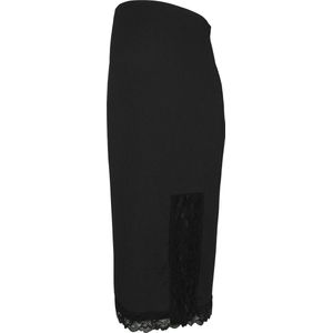 High Waist Midi-rok - A-lijn - Kleur - Materiaal