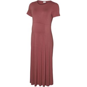 Mlnaila - Zwangerschapsjurk - Regular Fit - Korte Mouwen - Vierkante Hals