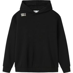 NAME IT - NKMBRONX LS RLX SWE BRU WH BF - Jongens - Sweatshirt - Geborduurd Detail - Lange Mouwen