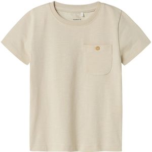 T-shirt - Blauw - Katoen - Korte Mouwen - Ronde Hals