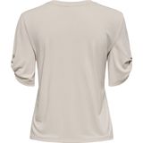 Only - Onlfree Life SS Create Top - T-shirt - Kitkleur - 70% Modal, 30% Polyester