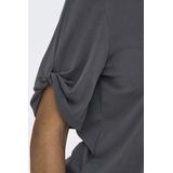 ONLY - T-Shirt - Antraciet - 70% Modal 30% Polyester