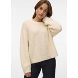 Vmcarmen - Gebreide Pullover - O-hals - Lange Mouwen - Loose Fit