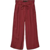 VERO MODA Bandplooibroek 'VMTANYA'  robijnrood