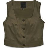 Gilet - Knoopsluiting - Decoratieve Voorzak - Traditioneel