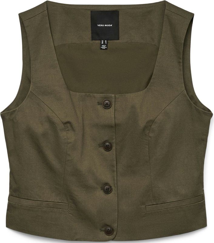 Gilet - Knoopsluiting - Decoratieve Voorzak - Traditioneel