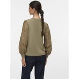 Vero Moda - Vmdamine Ls Sweat Box - Trui - Mermaid - Dames