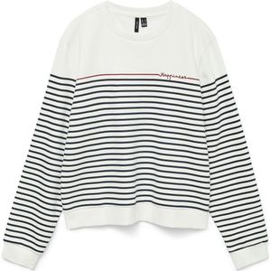 HAPPINESS - Sweater - Cloud Dancer - Katoen/Polyester - Loose Fit