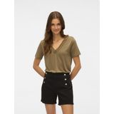 VERO MODA - VMSAVANNAH LACE 2-WAY SS TOP - Dames - Blouses