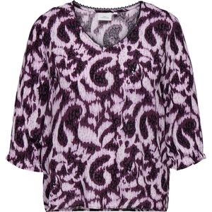 ONLY CARMAKOMA - Cartyla - Top - V-Hals - 3/4 Mouwen - Regular Fit