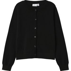 Gebreid Vest - Regular Fit - Knoopsluiting - Lange Mouwen - Ronde Hals