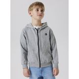 Cardigan - Zwart - Geborstelde Sweatstof - Kangoeroezak - Hoodie