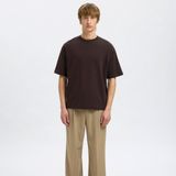 T-shirt - Ronde Hals - Korte Mouwen - Losse Pasvorm - 44% Biologisch Katoen