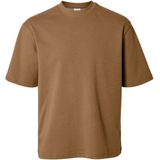 Bikini - Effen - Jersey - Ronde Hals - Halve Mouw - Losse Pasvorm