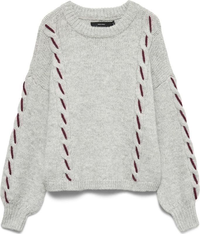 Vmilina - Pullover - Gebreide Trui - O-hals - Lange Mouwen - Loose Fit