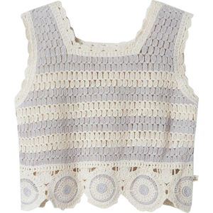 Name It Gebreid Gilet met Vierkante Hals - Mouwloos - Kindermode
