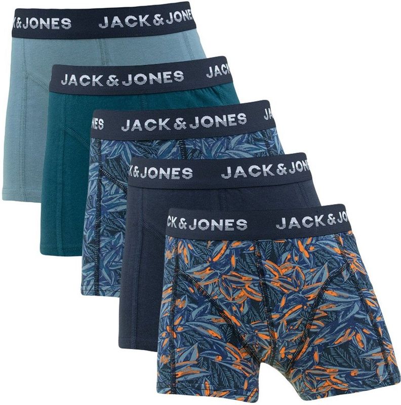 Jack & Jones - JACMAXWELL - Boxershorts - Blauw - 5-pack