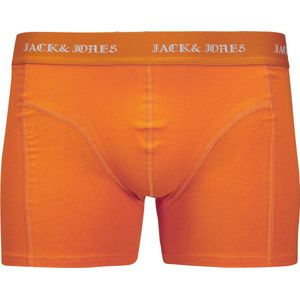 JACK & JONES - JACMiles - Boxershorts - Duifblauw / Oranje / Zwart / Wit - 3 Pack