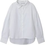 NAME IT - NKFNIARA - Blouse - Wit - Lange Mouw - Katoen