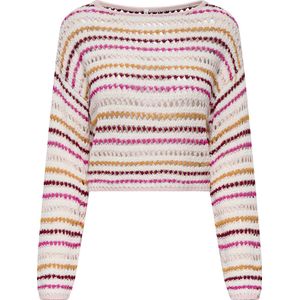 Onlgeena - Gebreide Pullover - Zacht - Boothals - Lange Mouwen - Cropped Fit