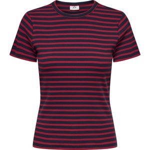 JDY - Top - O-hals - Korte Mouwen - Rib Fit