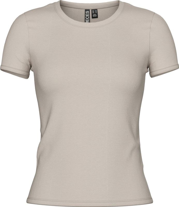 Pcmay - Ss Tee JRS Noos Bc T-shirt - Grijs - Katoen