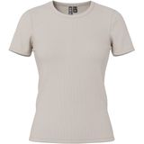 Pcmay - Ss Tee JRS Noos Bc T-shirt - Grijs - Katoen