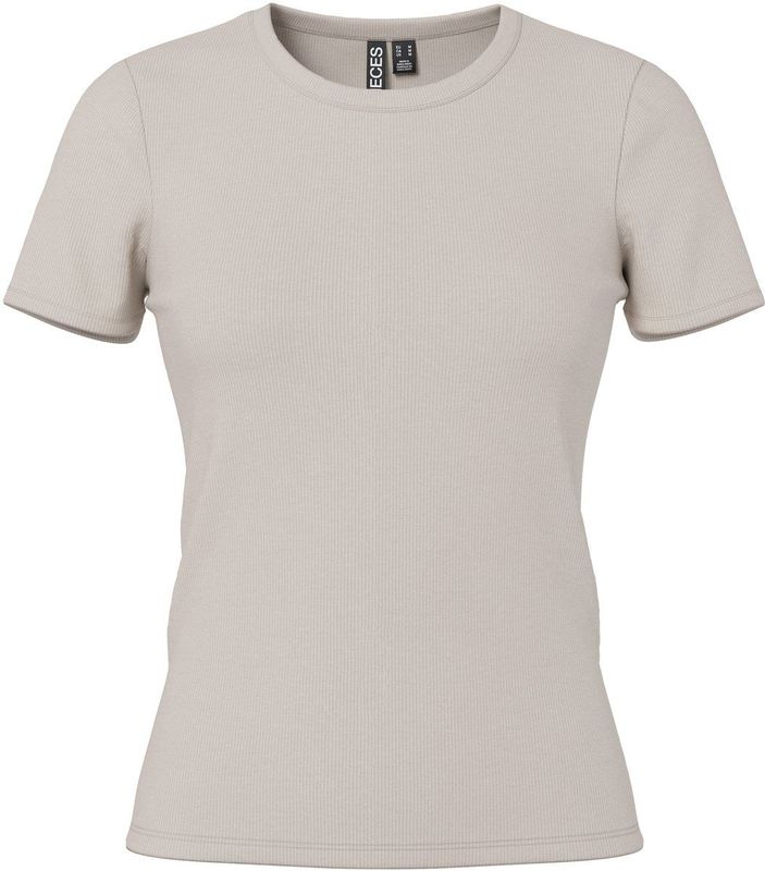 Pcmay - Ss Tee JRS Noos Bc T-shirt - Grijs - Katoen