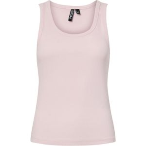 Pcmay - Geribd - Tanktop - Zwart - Nauwsluitend met U-hals